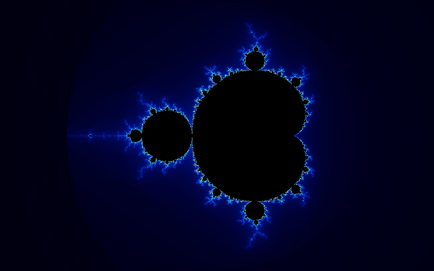 マンデルブロ集合のフラクタル画像
