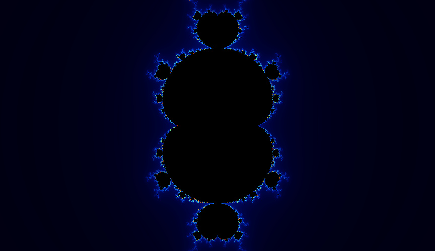 マルチブロット集合のフラクタル画像